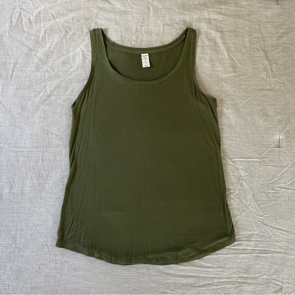 Olive Green Tank Top